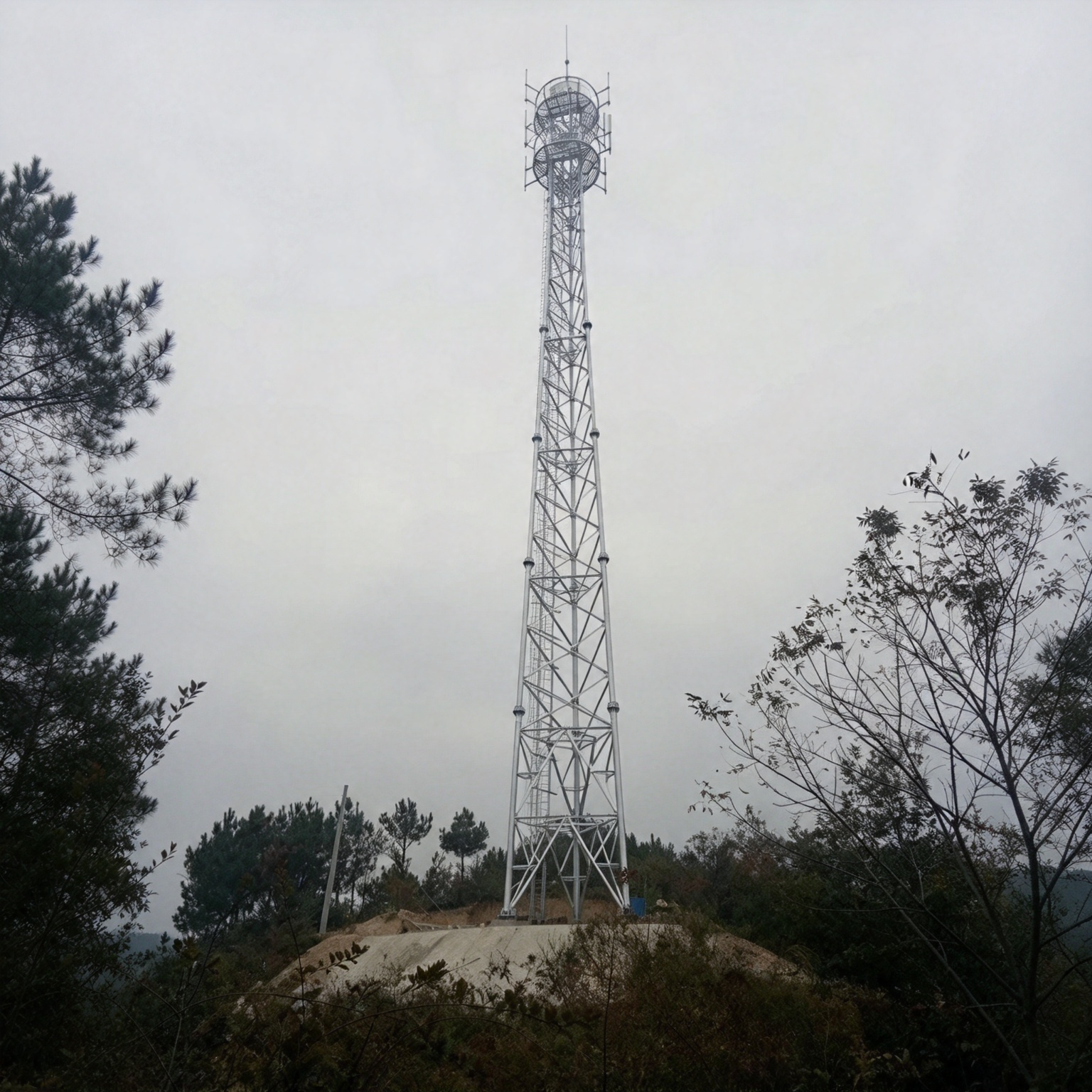 Tubular Steel Lattice Tower